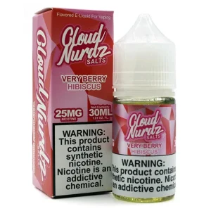 Very Berry Hibiscus - 25mg - Cloud Nurdz Salts - 30mL