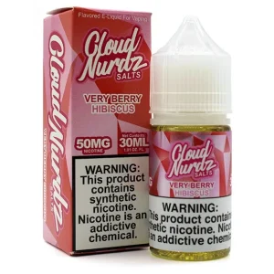 Very Berry Hibiscus - 50mg - Cloud Nurdz Salts - 30mL