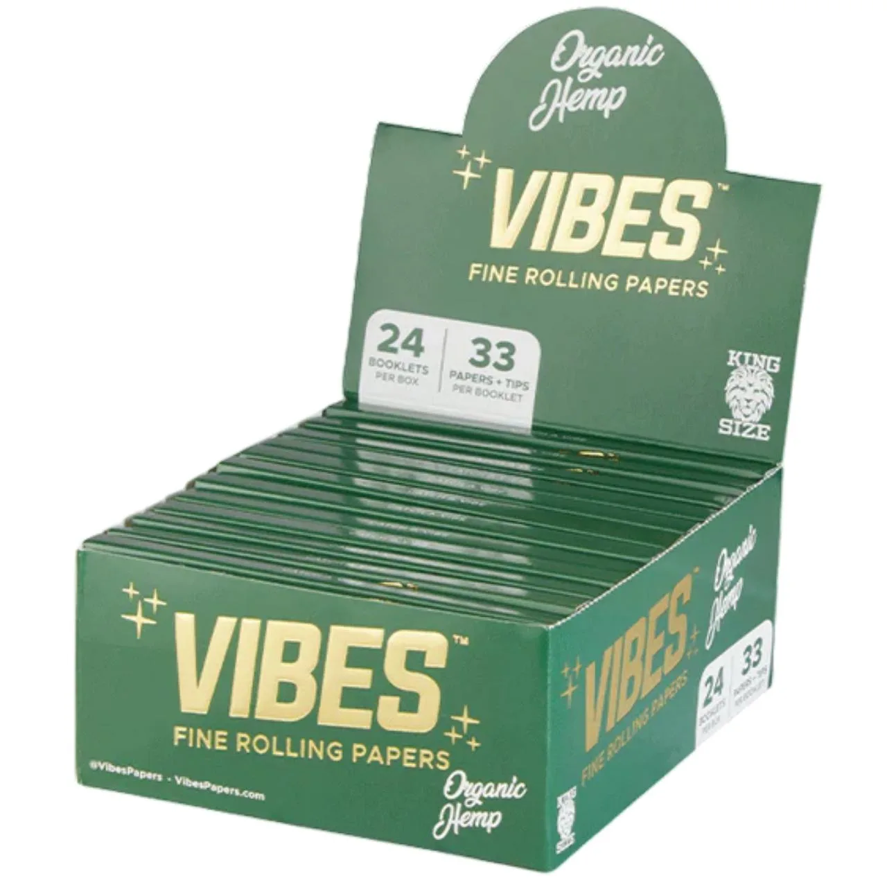 VIBES PAPERS 24PK KING SIZE SLIM FILTERS - Image 2