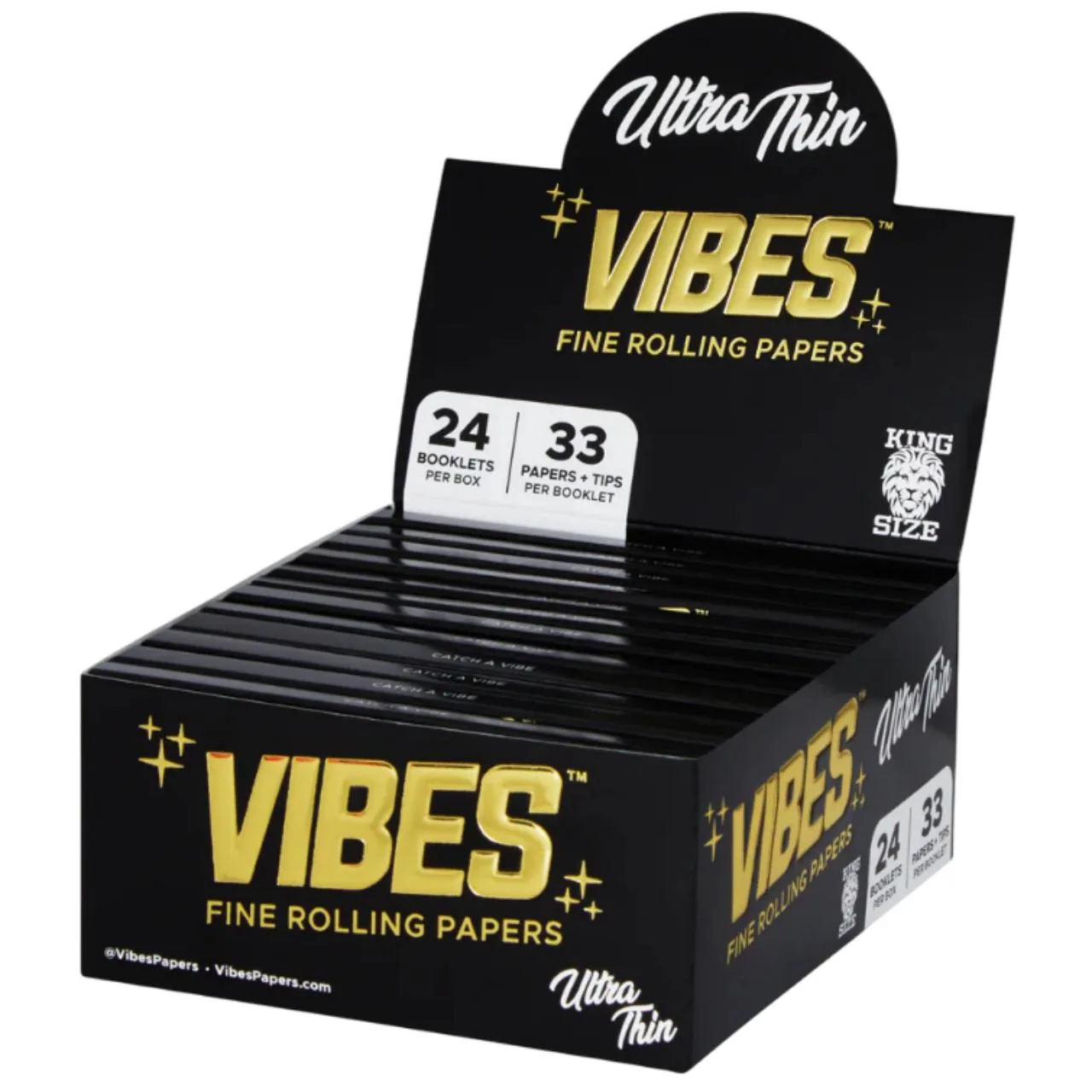 VIBES PAPERS 24PK KING SIZE SLIM FILTERS