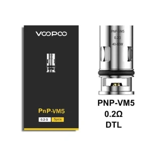 VOOPOO PnP VM5 Coils (0.2) 40-60W (5pk)