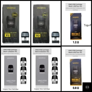 VOOPOO Vinci Pod / Drag Nano 2 Cartridge – 0.8/1.2 Ohm 2ML