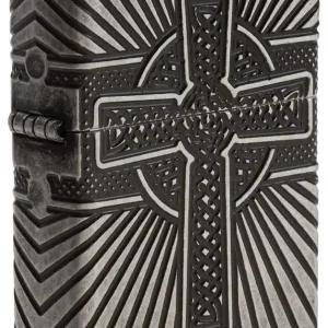 Zippo Lighter - Armor Celtic Cross Armor Antique Silver
