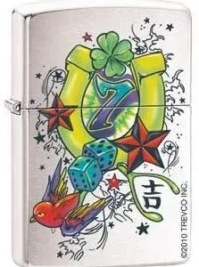 Zippo Lighter - As Luck Would Have It