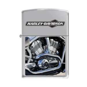 Zippo Lighter - Harley Davidson Engine High Polish Chrome