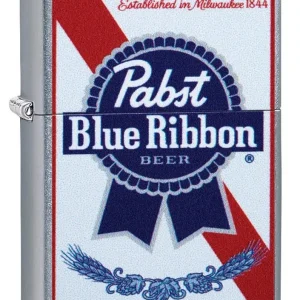Zippo Lighter - Iconic Pabst Blue Ribbon