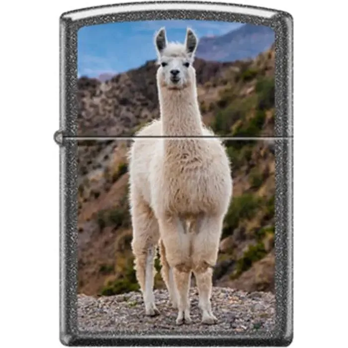 Zippo Lighter - Llama