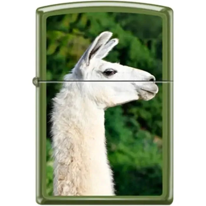Zippo Lighter - Llama Face